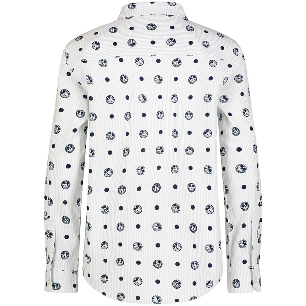 商品Tommy Hilfiger|Big Boys Disney Striped Monogram Long Sleeve Shirt,价格¥178,第2张图片详细描述