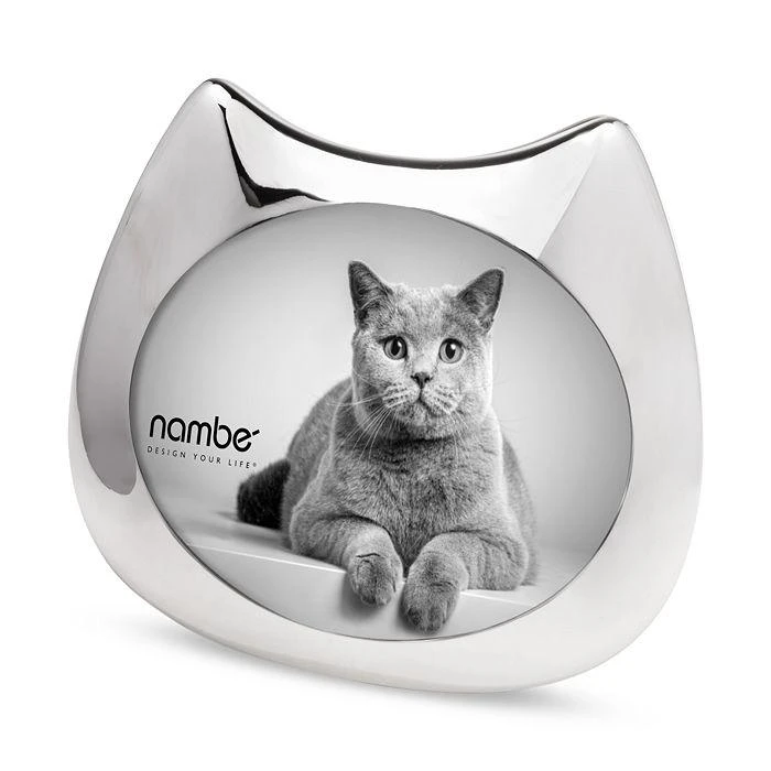 商品Nambé|Cat Picture Frame, 3" x 5",价格¥484,第2张图片详细描述