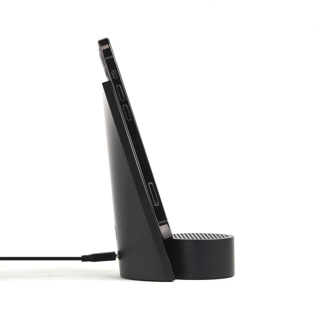 商品Lexon|Lexon City Energy Pro Phone Charger + Speaker - Black,价格¥258,第3张图片详细描述