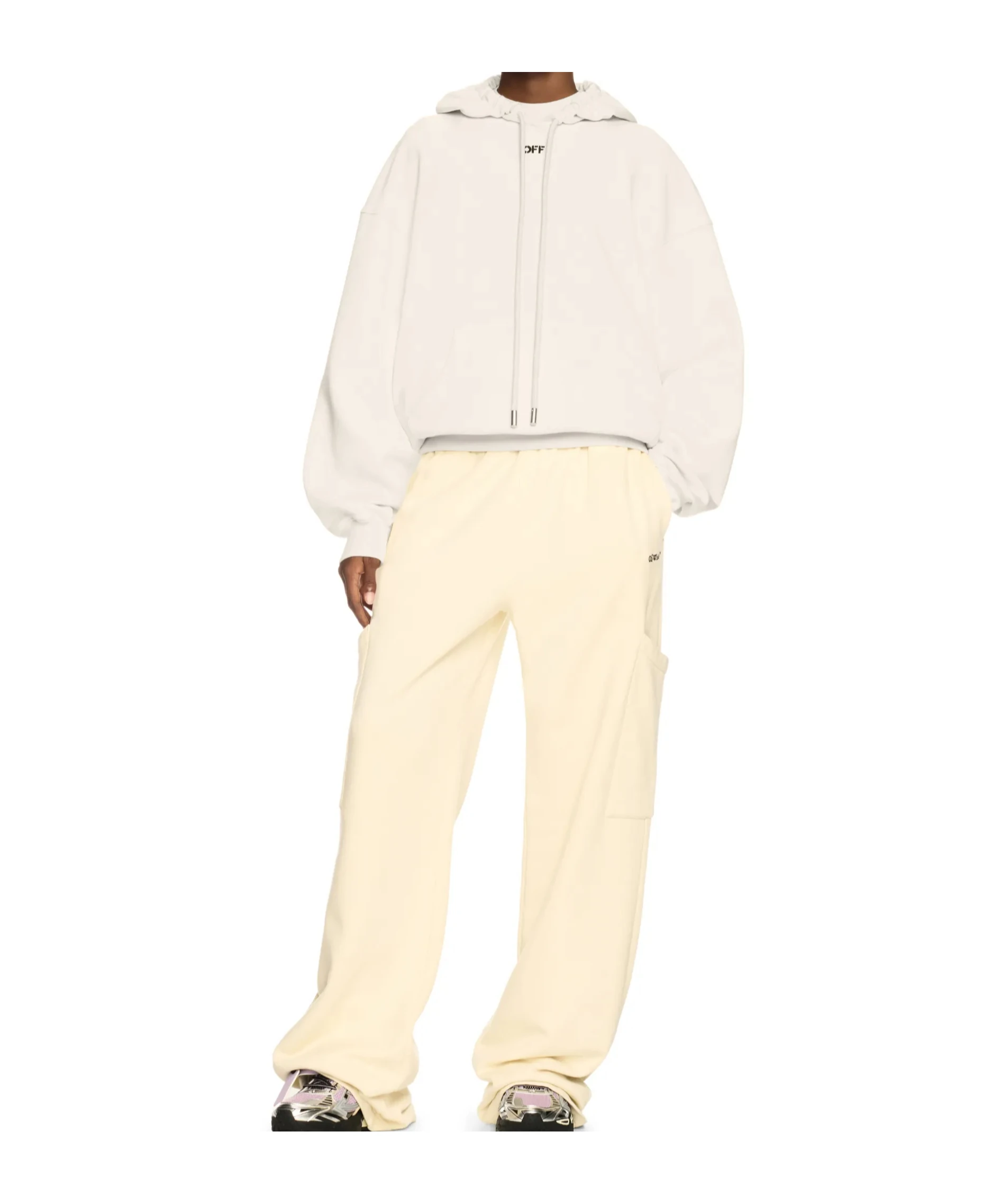 商品【商品预售7天】 Off-White|Off-White 女士针织毛衣 OWBB035S25FLE0020B10 白色,价格¥4008,第3张图片详细描述