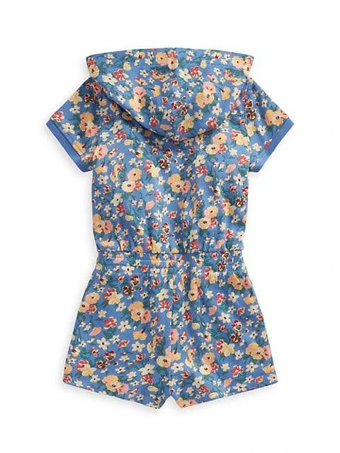 商品Ralph Lauren|Little Girl's & Girl's Floral Print Terry Cloth Romper,价格¥239,第2张图片详细描述