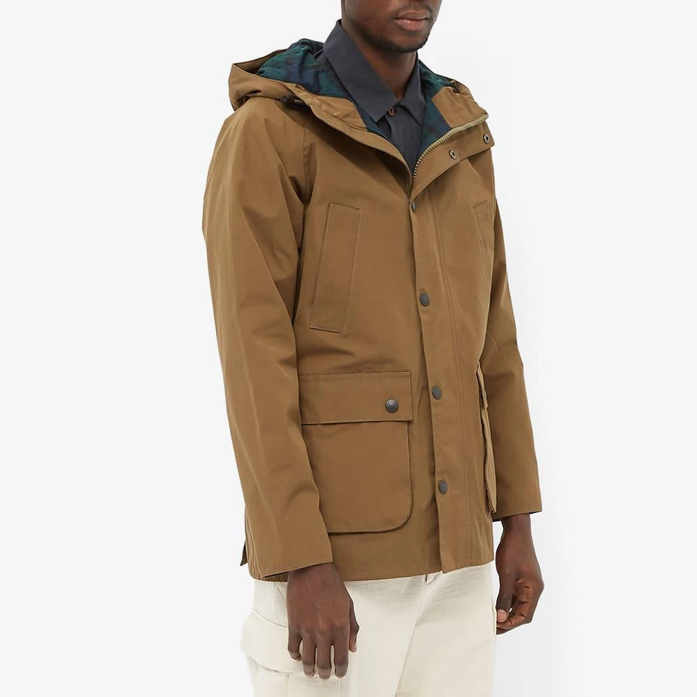 商品Barbour|Barbour Sl Hooded Waterproof Bedale Jacket - Made for Japan,价格¥2643,第5张图片详细描述