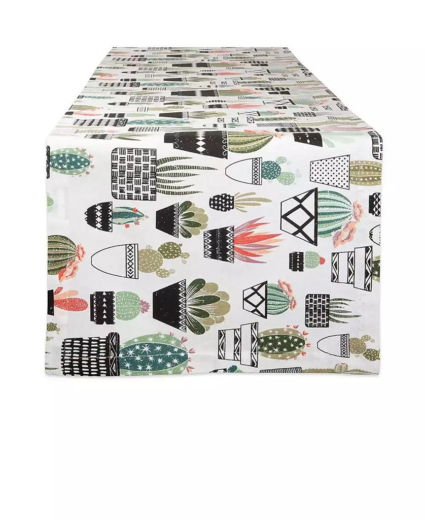 商品Design Imports|Urban Oasis Cactus Print Table Runner, 14" x 108",价格¥337,第1张图片