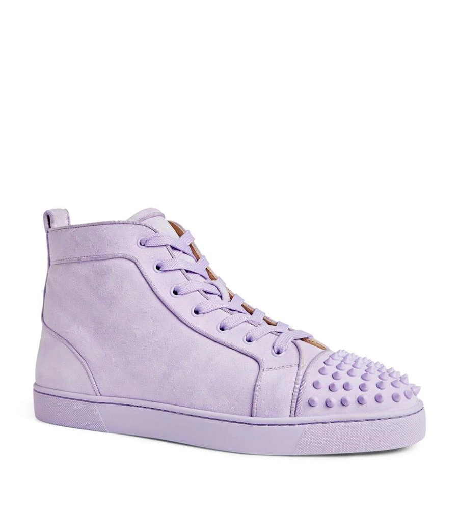 商品Christian Louboutin|Lou Spikes Suede High-Top Sneakers,价格¥6874,第4张图片详细描述