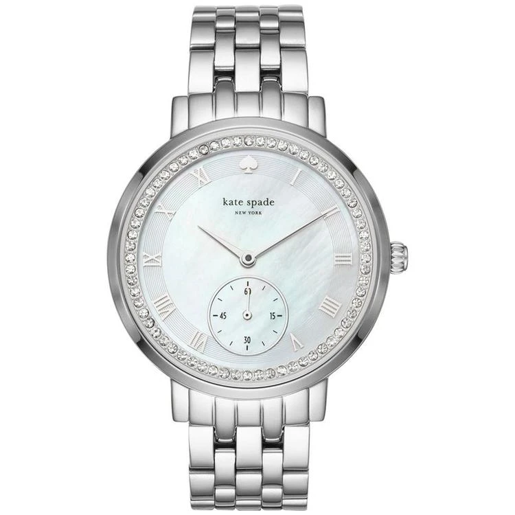 商品Kate Spade|Women's Monterey Stainless Steel Bracelet Watch 38mm KSW1292,价格¥1324,第1张图片