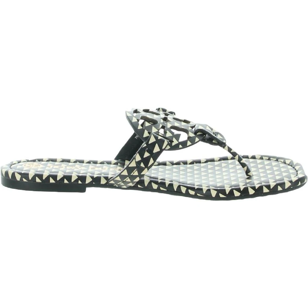 商品Tory Burch|Tory Burch Womens Leather Thong Flat Sandals,价格¥891,第3张图片详细描述