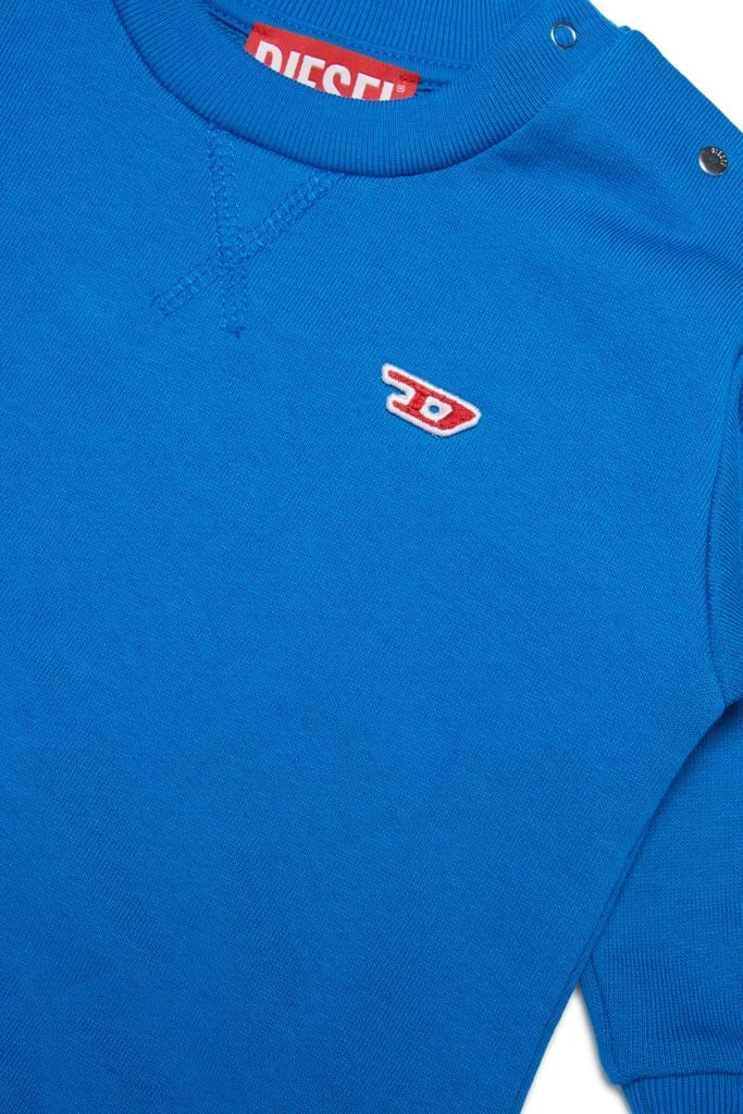 商品Diesel|Sconfb Sweat-shirt Diesel Blue Cotton Crew-neck Sweatshirt With Logo D,价格¥513,第3张图片详细描述