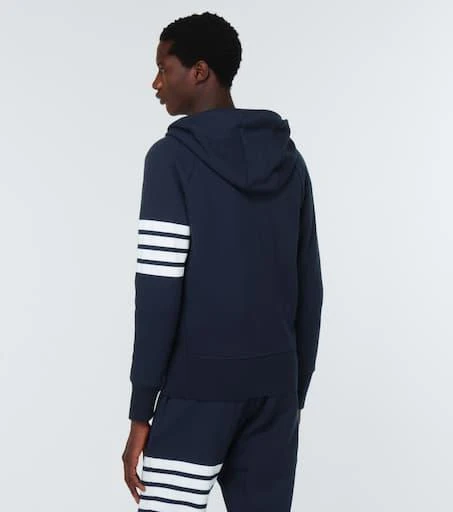 商品Thom Browne|4-Bar zip-up hooded sweatshirt,价格¥8344,第4张图片详细描述