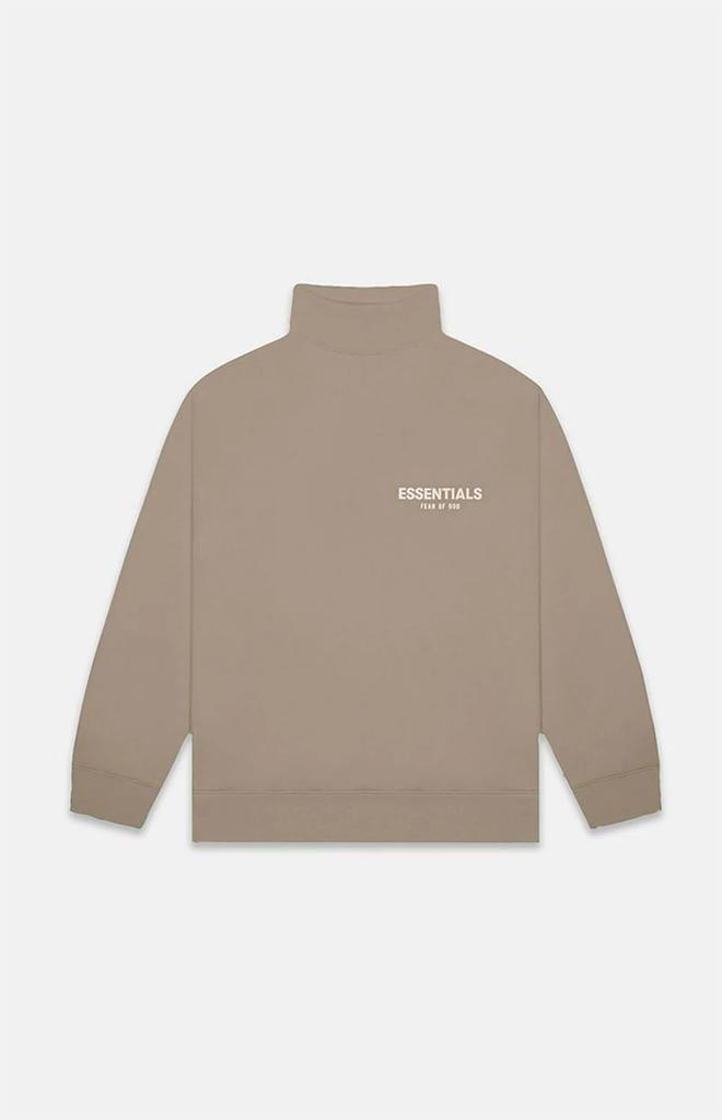 商品Essentials|Desert Taupe Mock Neck Sweatshirt,价格¥260,第1张图片