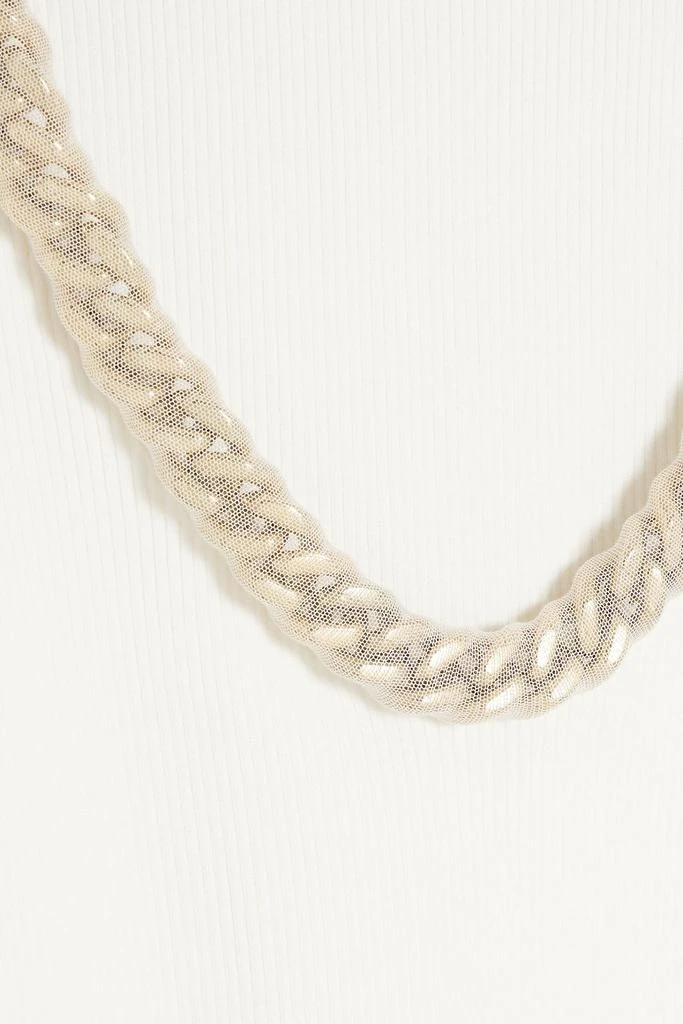 商品Alexander Wang|Chain-embellished ribbed-knit top,价格¥2385,第4张图片详细描述