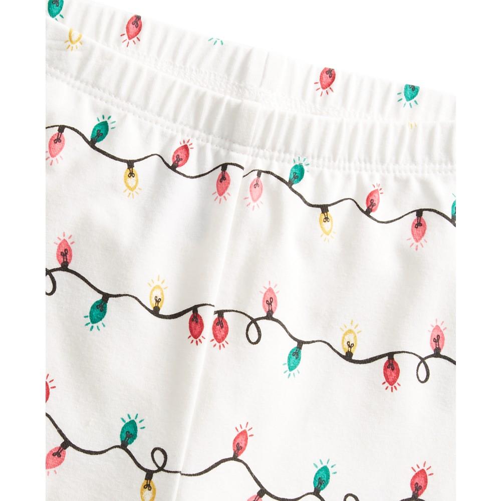 Baby Girls Twinkling Lights Leggings, Created for Macy's商品第3张图片规格展示