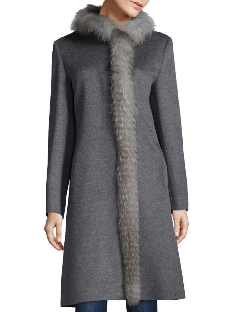 商品Cinzia Rocca|Fox Fur Wool Coat,价格¥3824,第1张图片