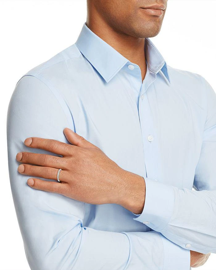 商品Bloomingdale's|Men's 3mm Half Round Milgrain Band 14K White Gold,价格¥3030,第2张图片详细描述