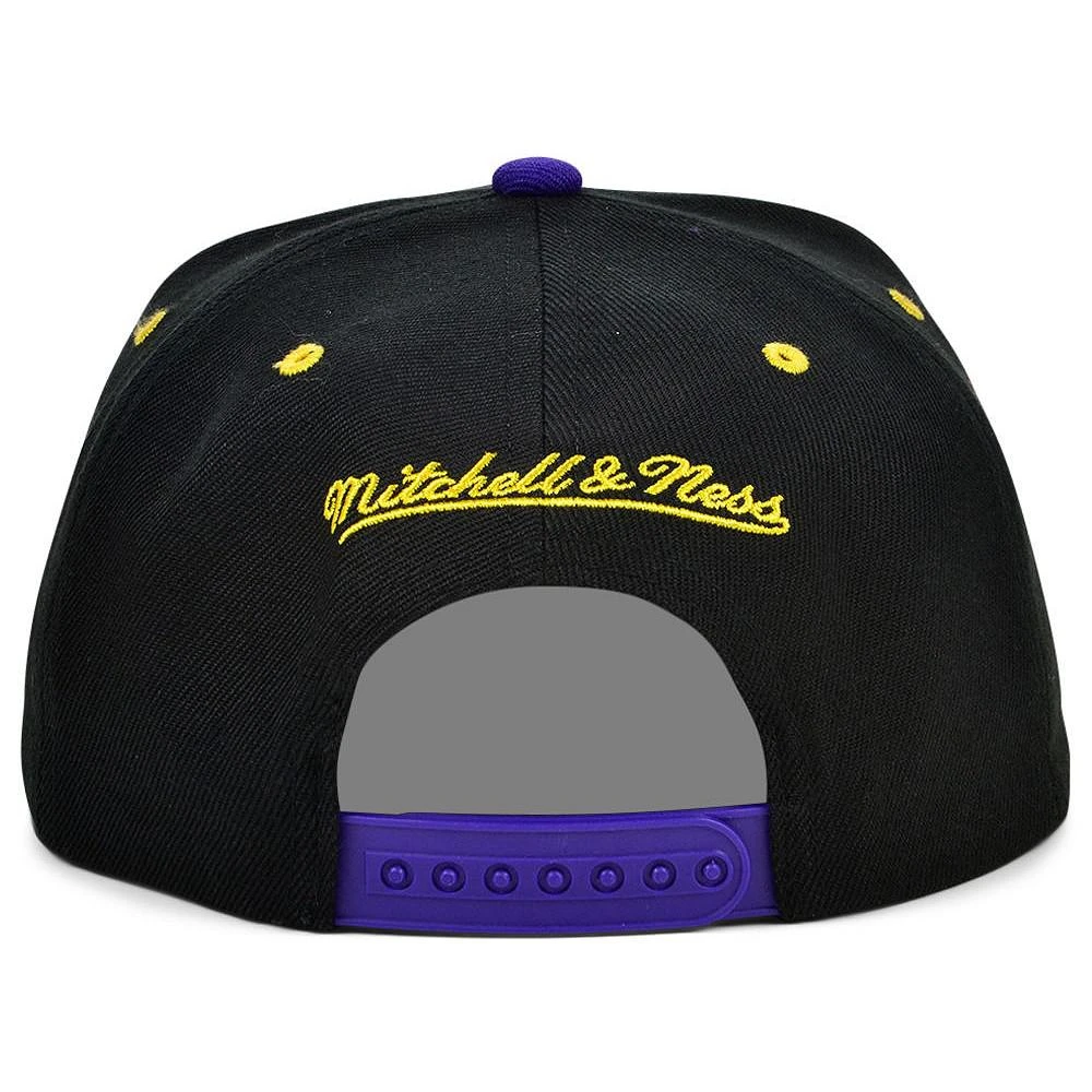 商品Mitchell and Ness|Men's Los Angeles Lakers Hardwood Classic Reload Snapback Cap,价格¥240,第3张图片详细描述