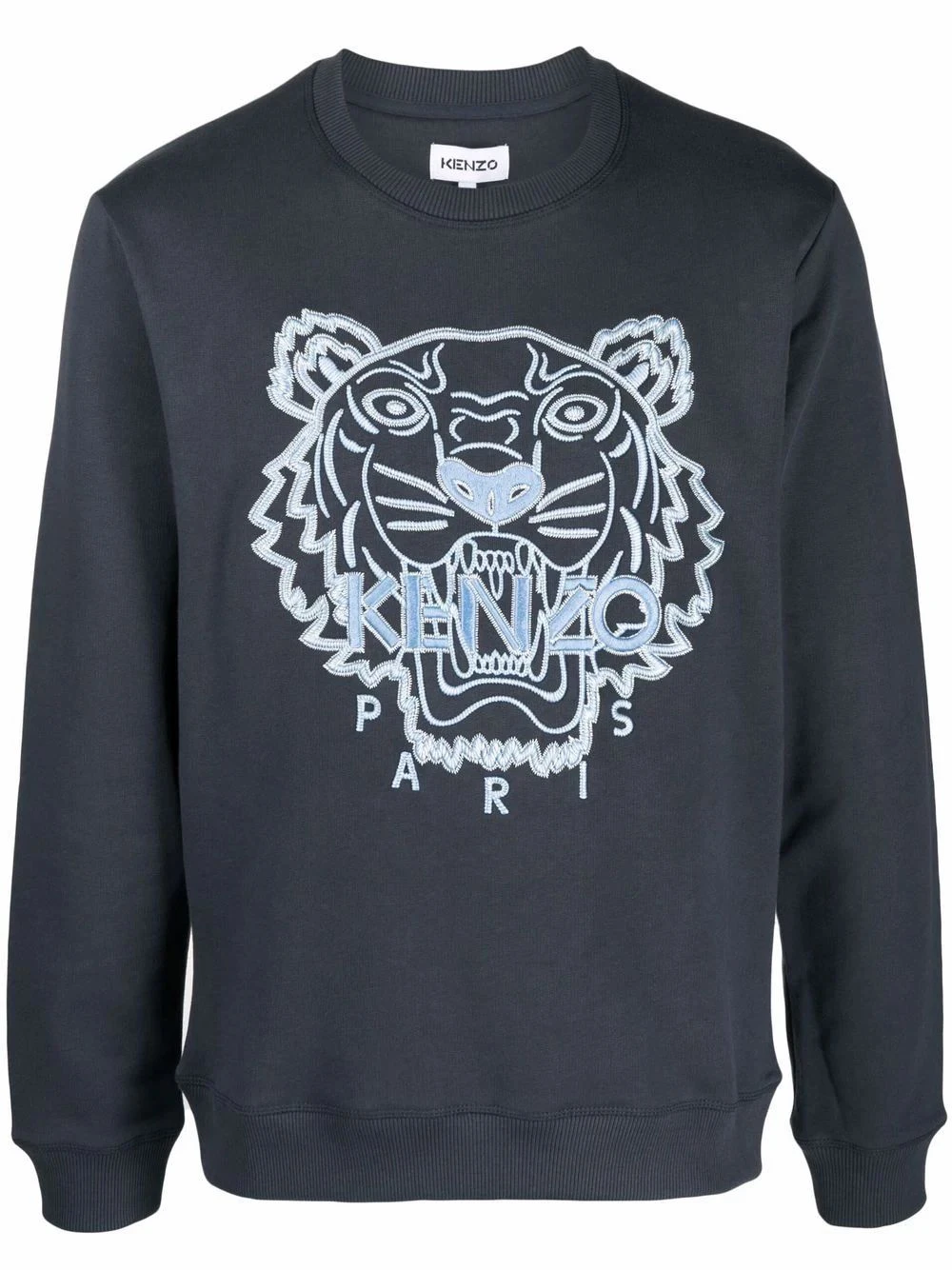 商品【商品预售7天】 Kenzo|Kenzo 男士针织毛衣 FB65SW1244XF79 蓝色,价格¥1598,第1张图片