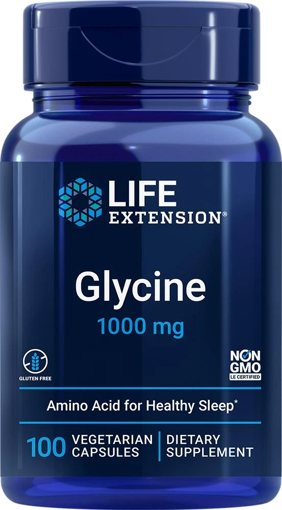 商品Life Extension|Life Extension Glycine, 100 - 1000 mg (1000 mg, 100 capsules, Vegetarian),价格¥87,第1张图片