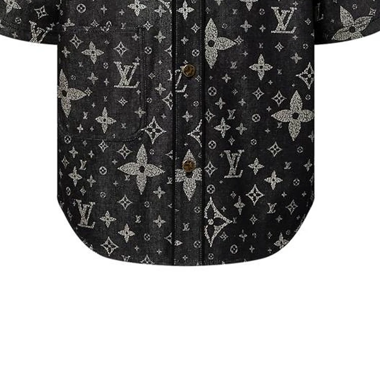 商品[国内直发] Louis Vuitton|FW23 字母Logo印花休闲短袖衬衫 男款 多色,价格¥14020,第10张图片详细描述