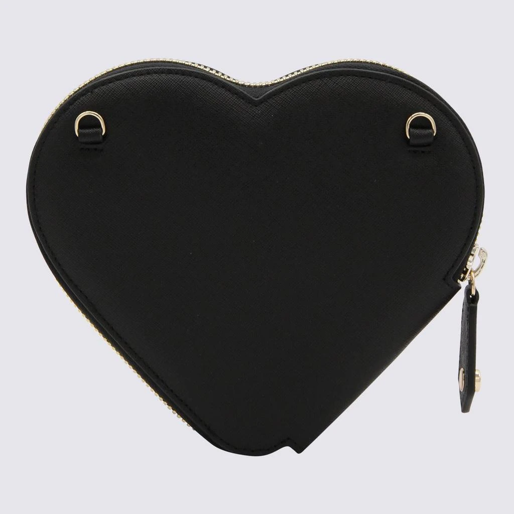 商品Vivienne Westwood|VIVIENNE WESTWOOD BLACK LEATHER NEW HEART CROSSBODY BAG,价格¥1435,第2张图片详细描述