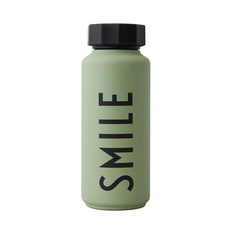 商品Design Letters|Smile water bottle 500ml in green,价格¥350,第1张图片