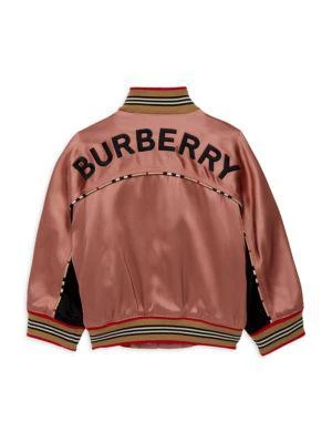 商品Burberry|Baby Girl's & Little Girl's Bomber Jacket,价格¥1244,第2张图片详细描述