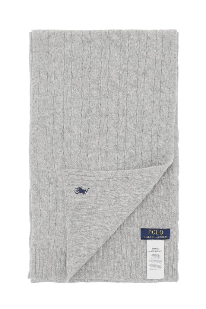 商品Ralph Lauren|Wool and cashmere cable-knit scarf,价格¥732,第2张图片详细描述