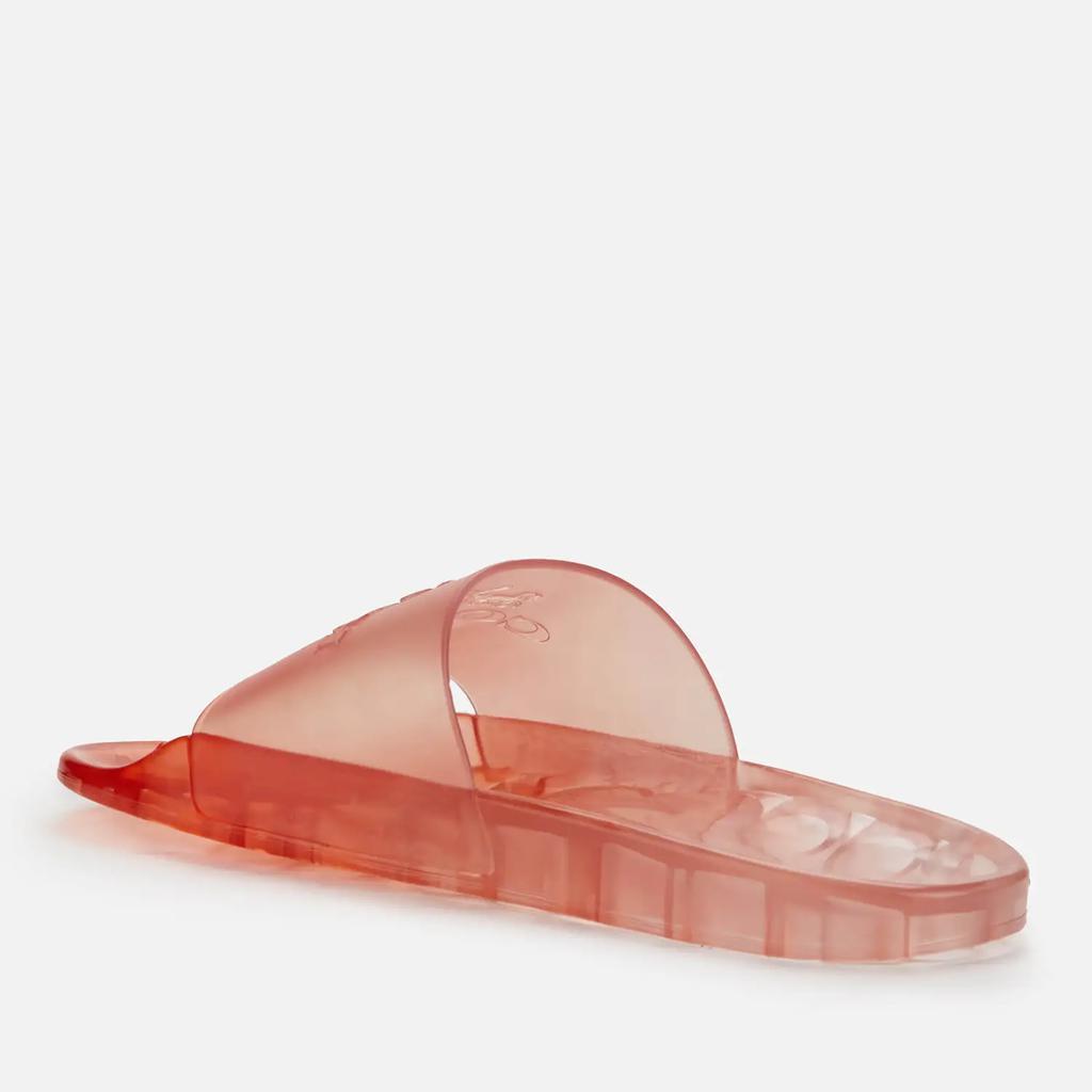 商品Coach|Coach Women's Ulyssa Slide Sandals - Tangerine,价格¥360,第4张图片详细描述