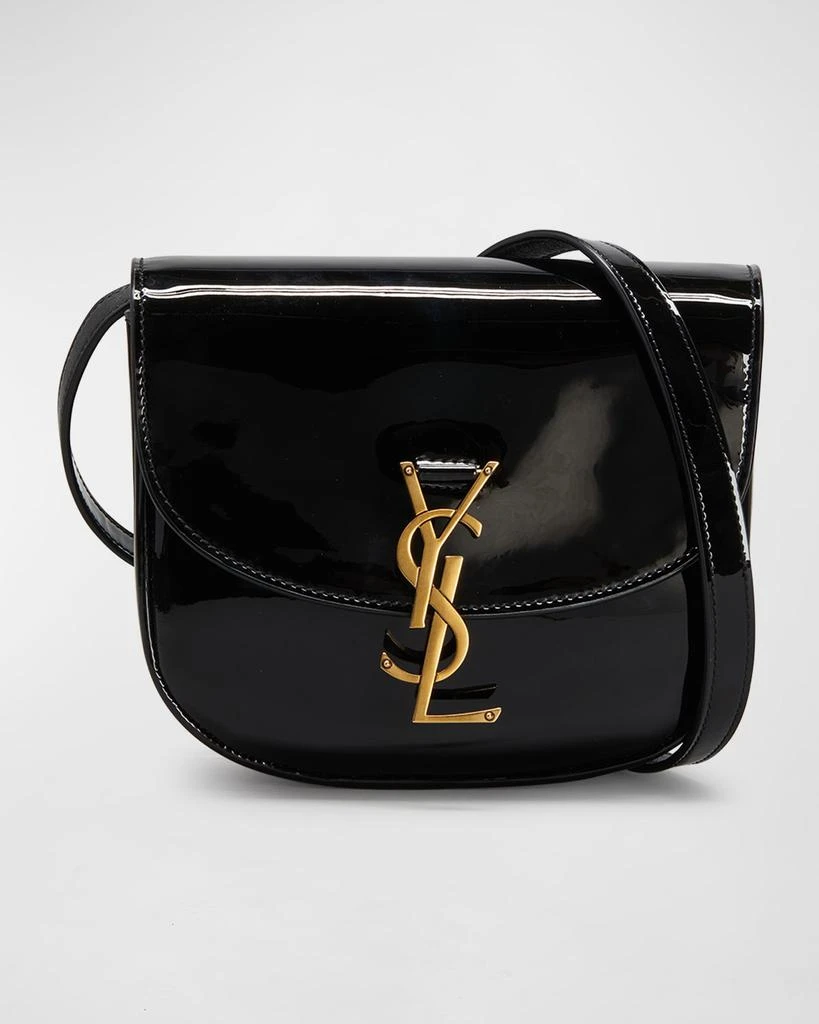 商品Yves Saint Laurent|Kaia Small YSL Patent Leather Crossbody Bag,价格¥14313,第1张图片