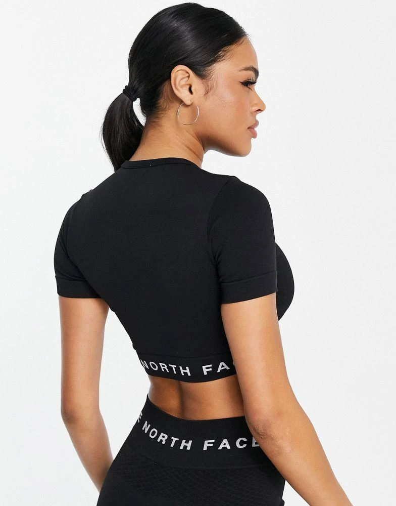 商品The North Face|The North Face Training Seamless top in black Exclusive at ASOS,价格¥484,第2张图片详细描述