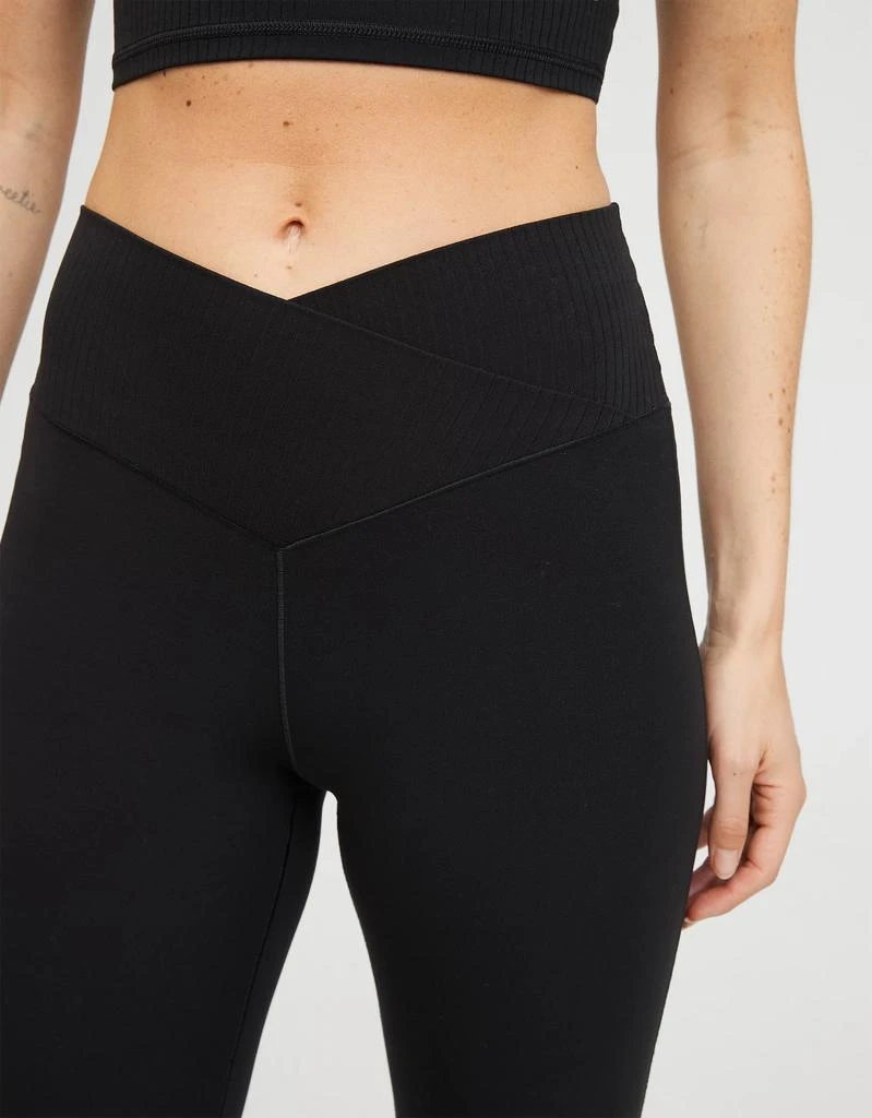 商品OFFLINE|OFFLINE By Aerie Real Me High Waisted Crossover Rib Super Flare Legging,价格¥188,第4张图片详细描述