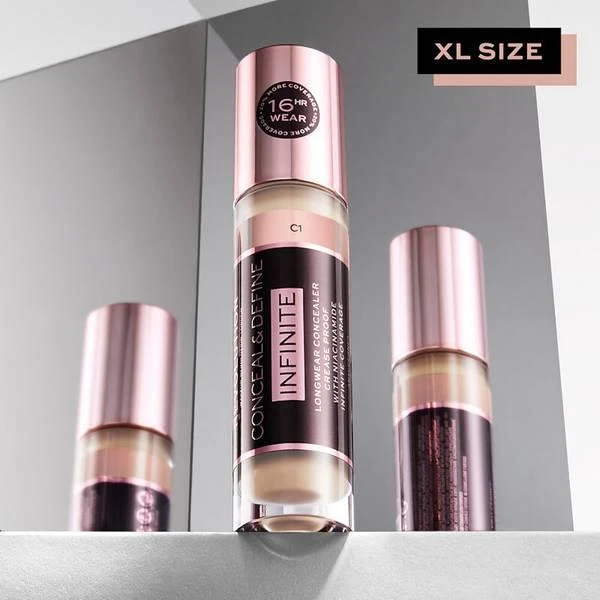 商品Lookfantastic|Makeup Revolution Conceal & Define Infinite Longwear Concealer XL 9ml (Various Shades),价格¥41,第1张图片