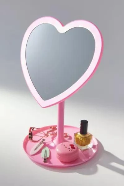 商品Urban Outfitters|UO Heartbeat Makeup Vanity Mirror,价格¥77,第3张图片详细描述