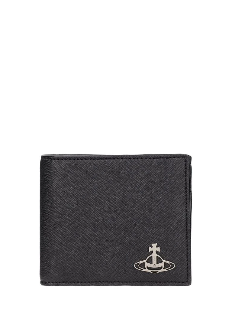 商品Vivienne Westwood|Faux Saffiano Billfold Wallet,价格¥1232,第1张图片