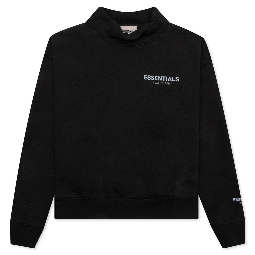 商品Essentials|Fear of God Essentials Kid's Pullover Mockneck - Stretch Limo,价格¥269,第1张图片