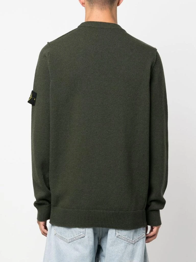 商品Stone Island|STONE ISLAND - Wool Pullover With Logo,价格¥2345,第2张图片详细描述