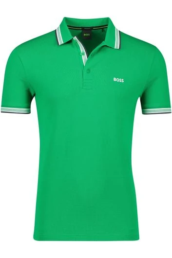 商品[国内直发] Hugo Boss|HUGO BOSS 绿色男士POLO衫 50468983-342,价格¥616,第1张图片