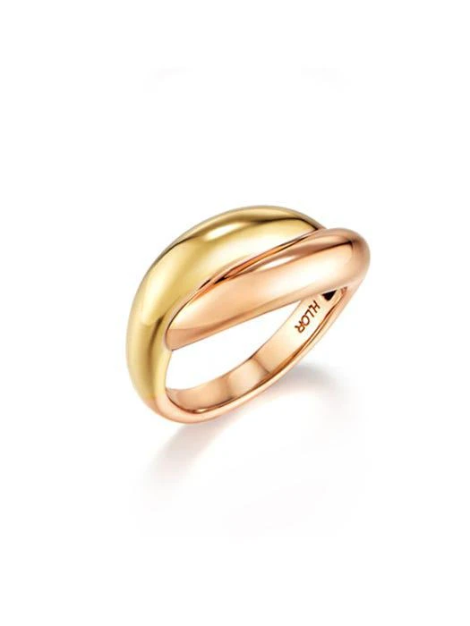 商品hyeres-lor|Etrev 14K Duet Combi Ring RG M HL2R09012C4,价格¥6014,第2张图片详细描述