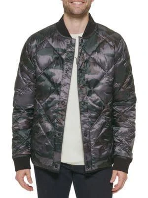 Reversible Quilted Snap Front Bomber 商品