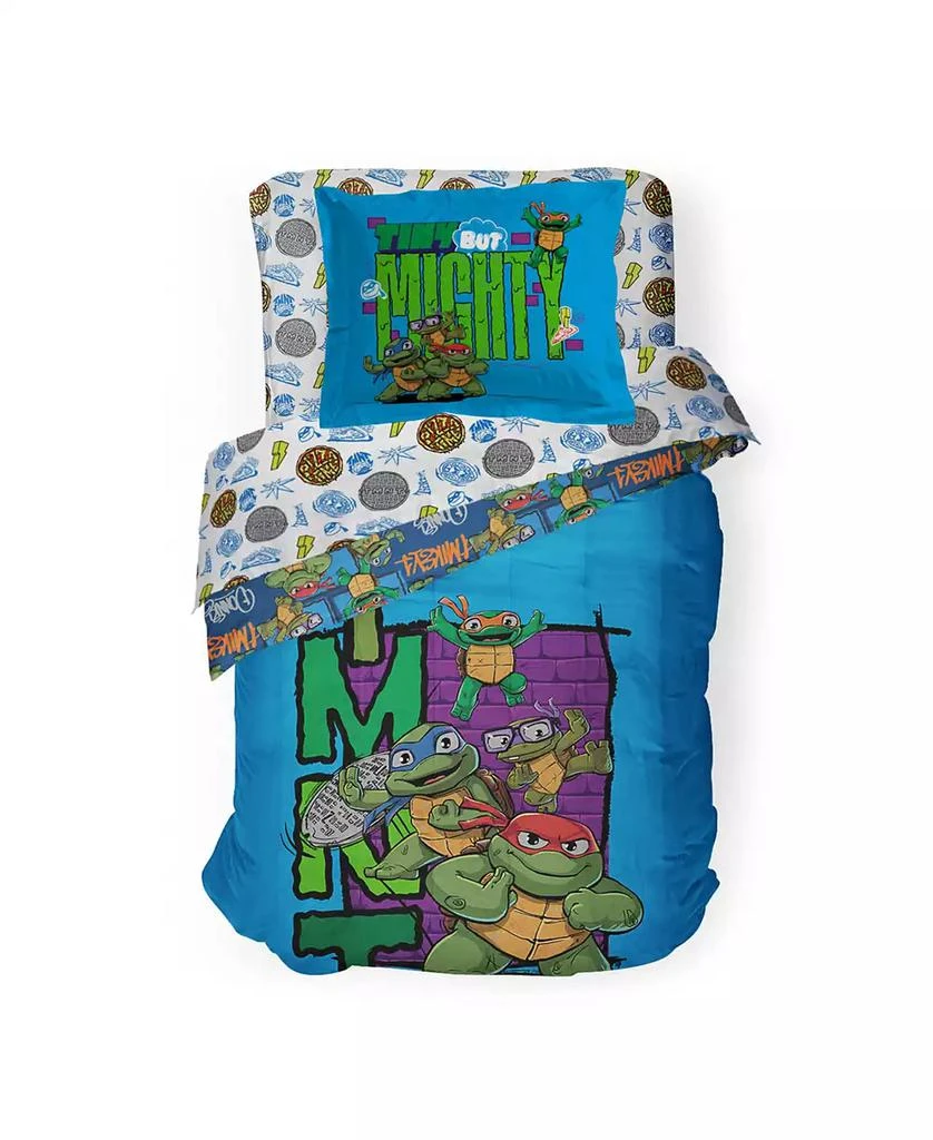 商品TEENAGE MUTANT NINJA TURTLES|Teenage Mutant Ninja Turtle Movie Collection Mini Mutants Twin Comforter Set with Sham,价格¥471,第3张图片详细描述