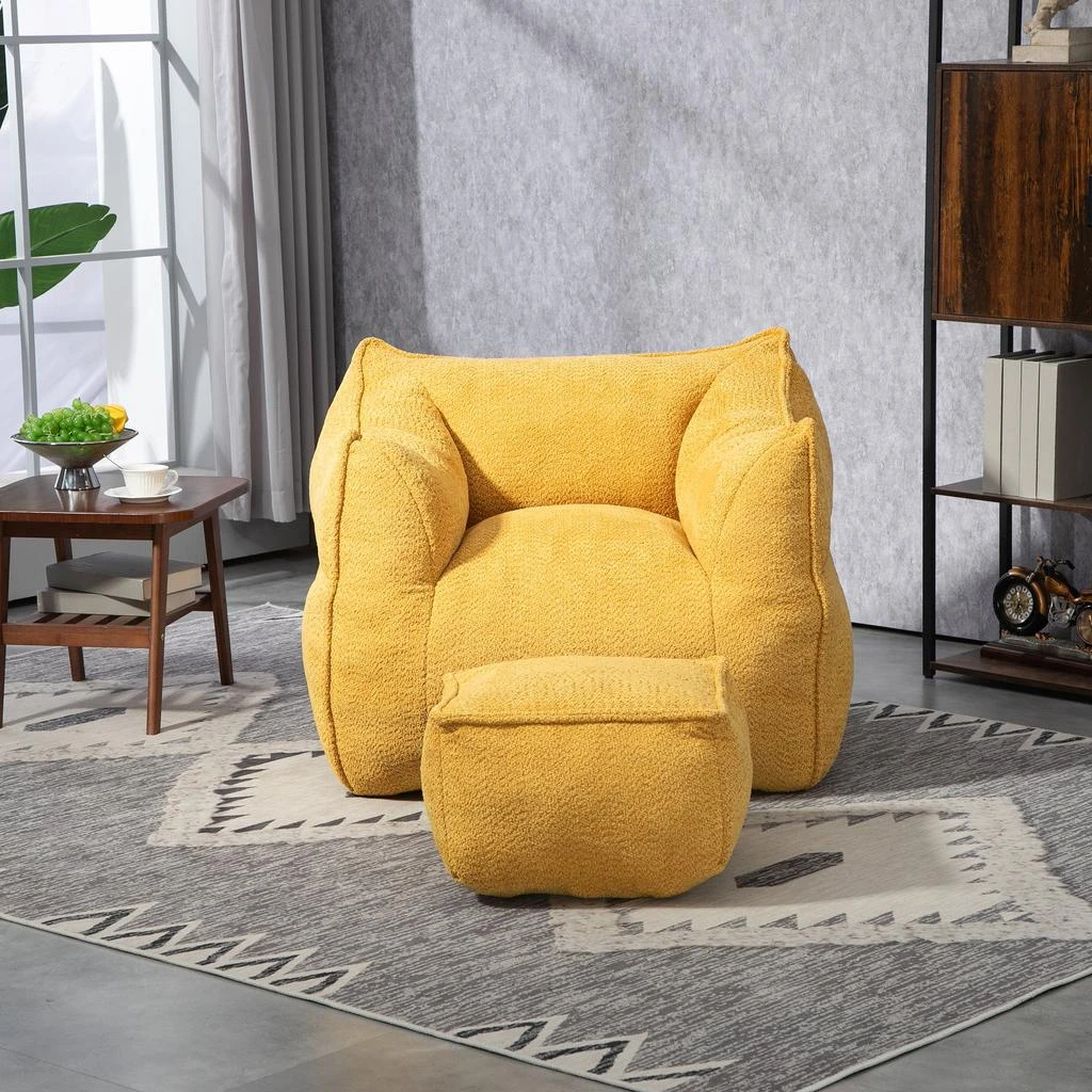 商品Streamdale Furniture|Streamdale Bean Bag Chair for Comfort and Relaxation,价格¥2630,第2张图片详细描述