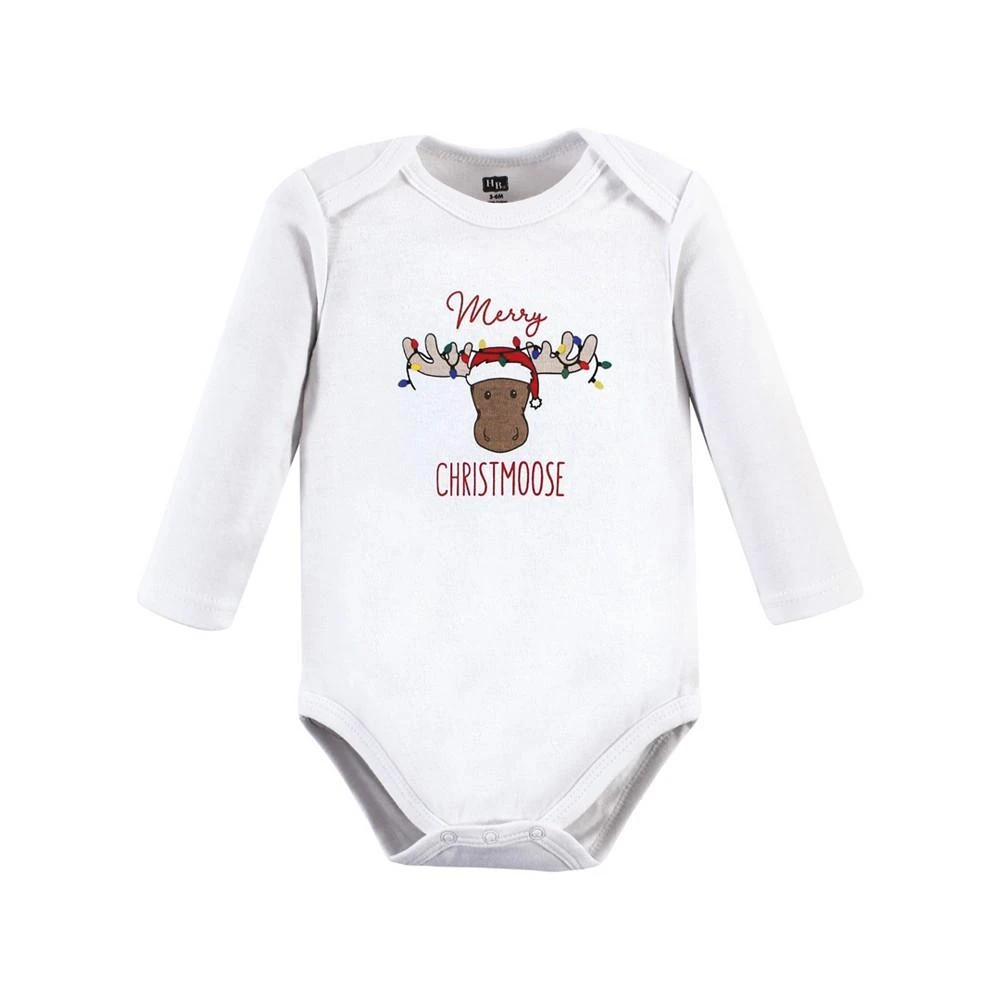 商品Hudson|Baby Boys and Girls Long-Sleeve Bodysuit, Pack of 3,价格¥105,第3张图片详细描述