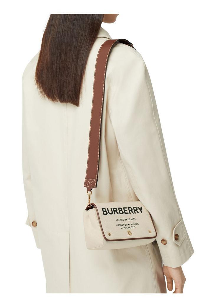 商品Burberry|Small horseferry print cotton canvas crossbody bag,价格¥6434,第6张图片详细描述