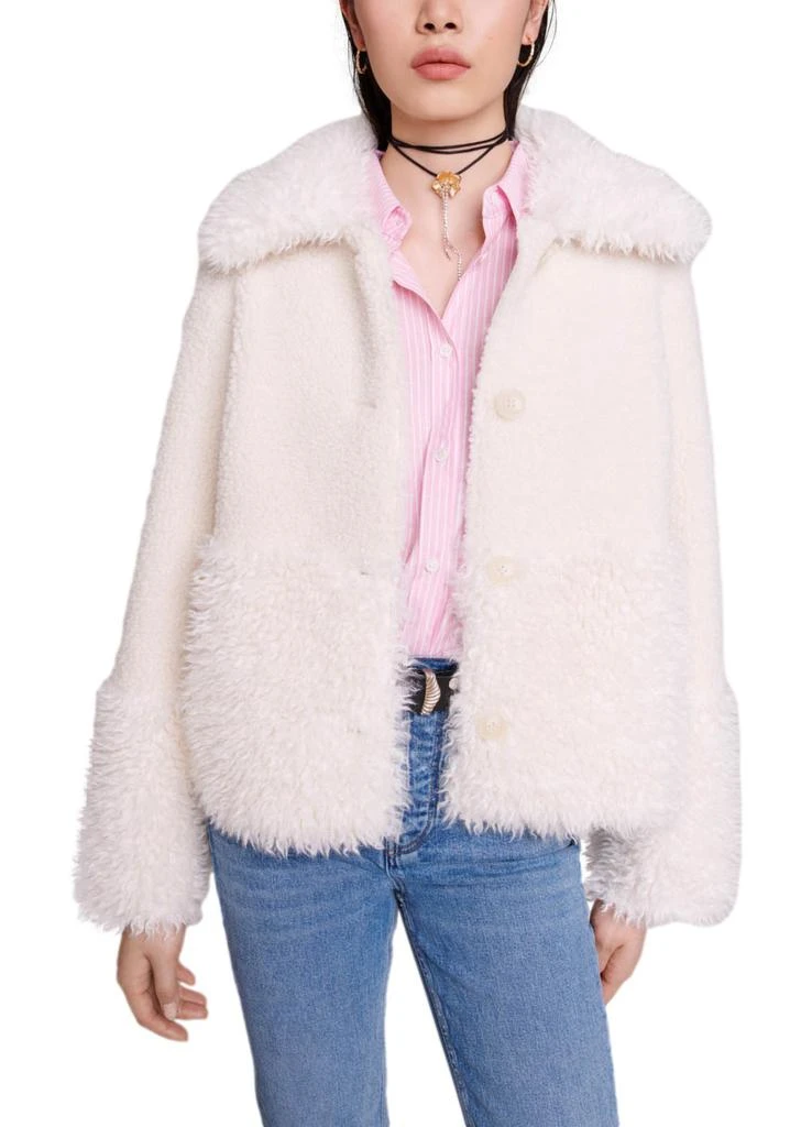 商品Maje|Short fake fur coat,价格¥3743,第2张图片详细描述