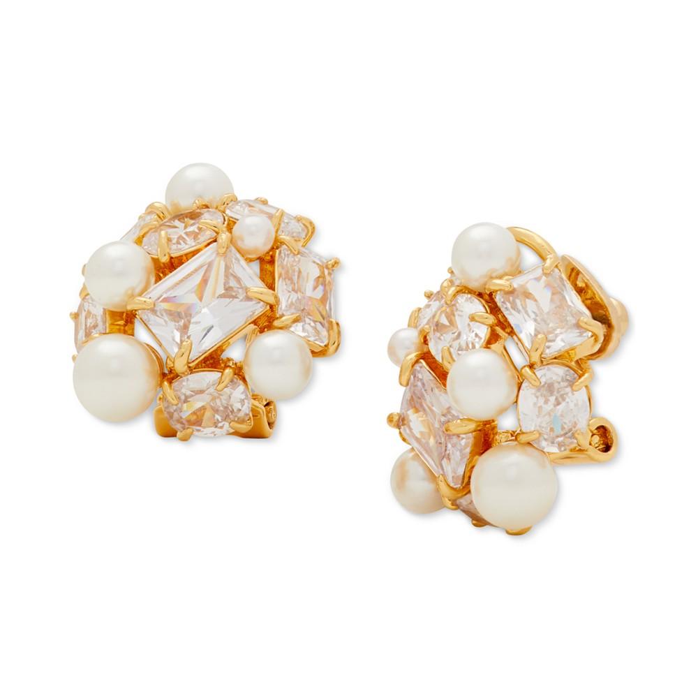Candy Shop Imitation Pearl Cluster Stud Earrings商品第1张图片规格展示