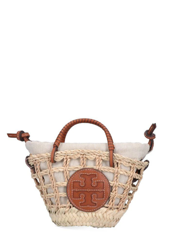 商品Tory Burch|Tory Burch Ella Logo Patch Woven Tote Bag,价格¥2012,第1张图片