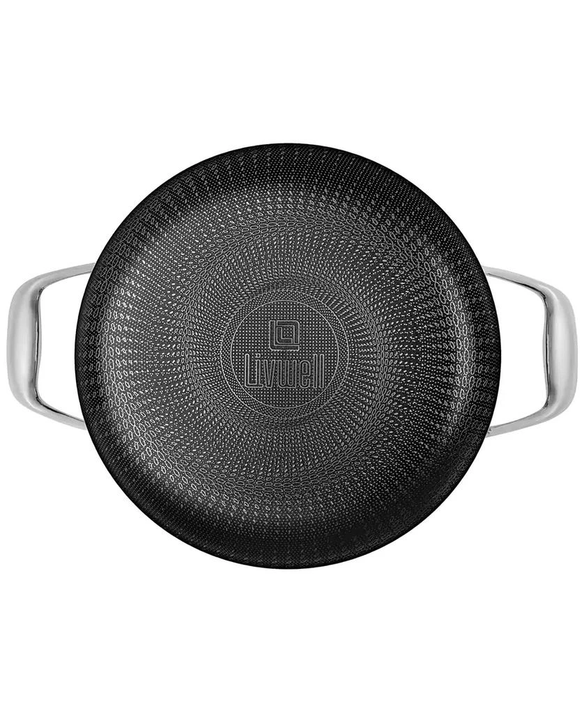 商品Livwell|DiamondClad 6-Qt. Hybrid Nonstick Stainless Steel Pot and Lid,价格¥1206,第5张图片详细描述
