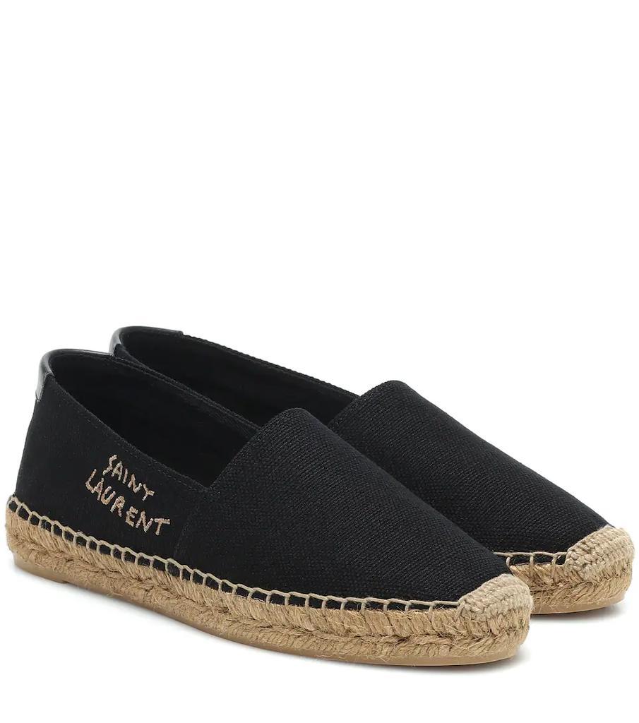 商品Yves Saint Laurent|Embroidered canvas espadrilles,价格¥3214,第1张图片