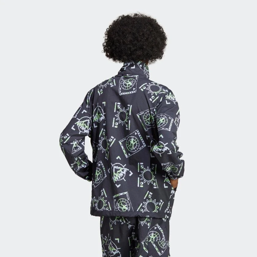 商品Adidas|Men's adidas  Adventure Allover Print Archive Anorak (Gender Neutral),价格¥602,第4张图片详细描述