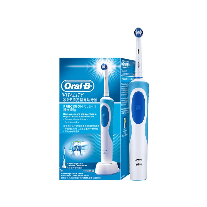 商品[国内直发] Oral-B|ORAL-B/欧乐B 清亮型电动牙刷 D12 含1个清洁刷头,价格¥186,第1张图片