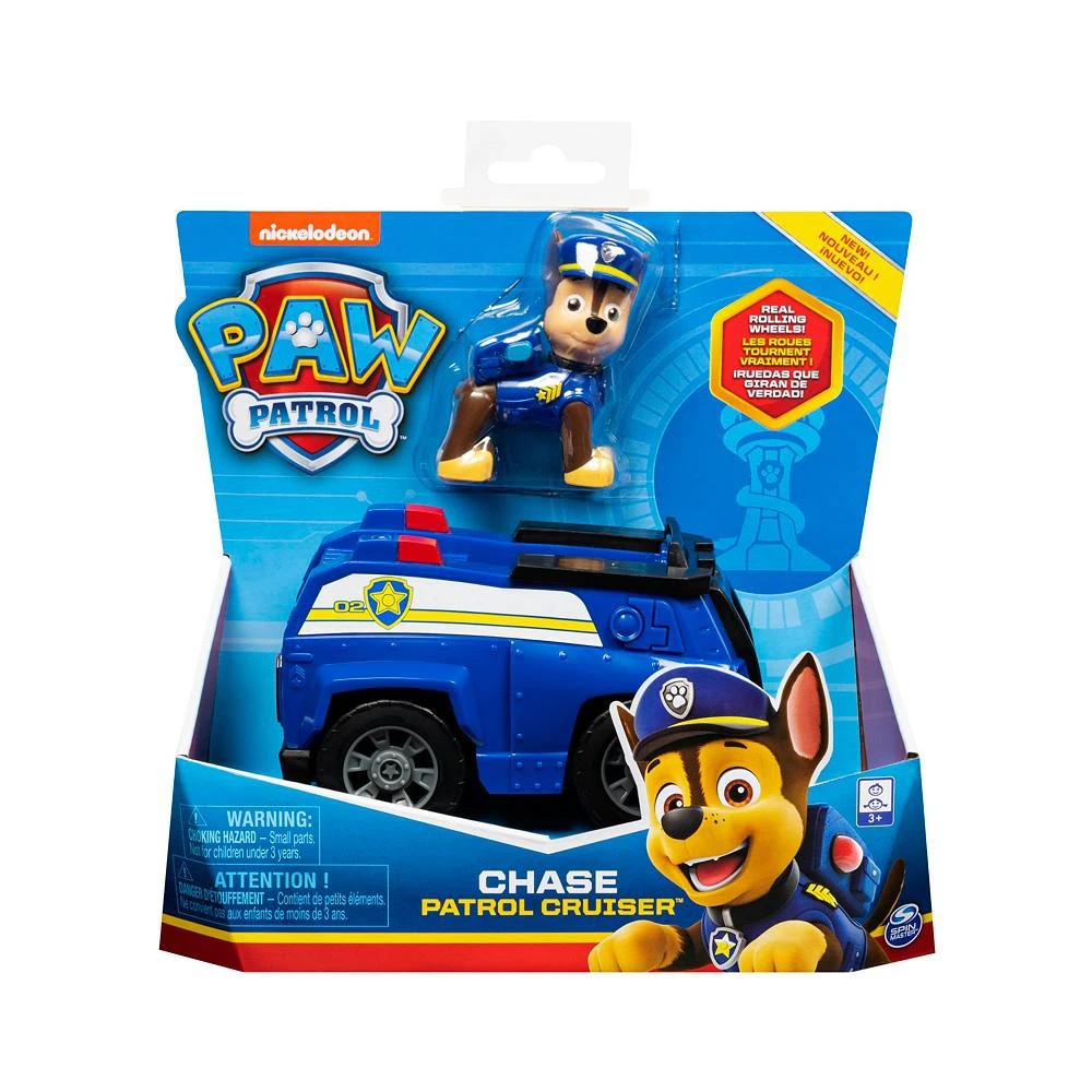 商品Paw Patrol|Chase’s Patrol Cruiser Vehicle with Collectible Figure for Kids Aged 3 and Up,价格¥75,第4张图片详细描述