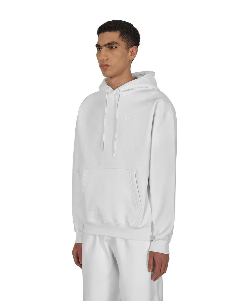 商品NIKE|Solo Swoosh Hooded Sweatshirt White,价格¥409,第2张图片详细描述